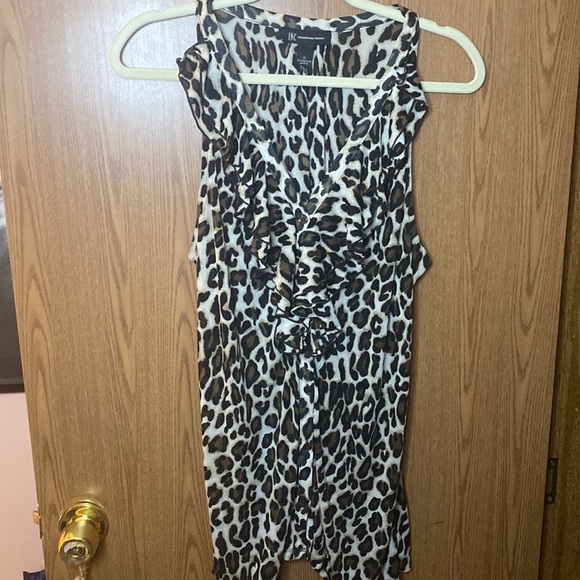 INC International Concepts Tops - INC Cheetah Print Top